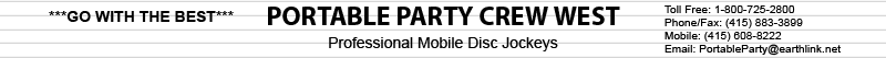 Portable Party Crew-West